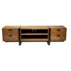 doors sturdy solid wood construction the buffet includes drawers and