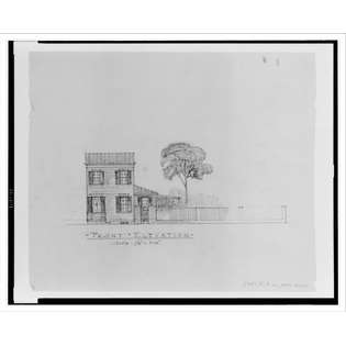 Library Images Historic Print (M): [House, 29th Street and Dumbarton 