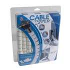 Evriholder Medium Clam Cable Zipper / Cord Organizer in White