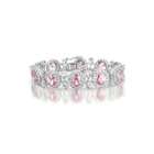 Jewels Lovers Cubic Zirconia Pink Sapphire Diamond Silver Blink 