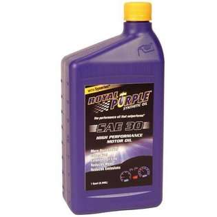 Royal Purple Synthetic Engine Motor Oil SAE 30 1 Quart Bottle at  