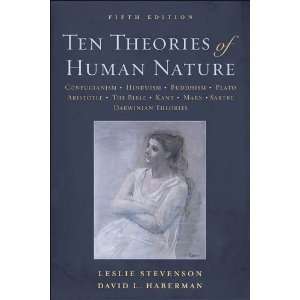  Ten Theories of Human Nature [Paperback] Leslie Stevenson 
