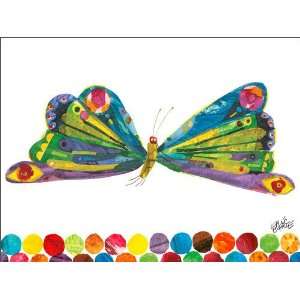  Oopsy daisy Eric Carles Butterfly Wall Art 24x18: Home 