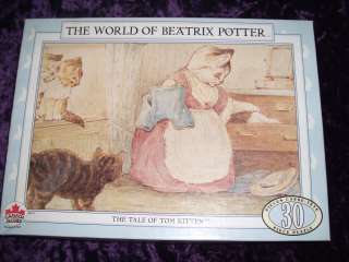 THE WORLD OF BEATRIX POTTER Jigsaw 30 pc PUZZLE TALE OF TOM KITTEN Cat 