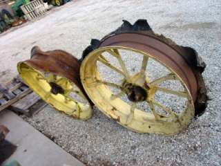 John Deere B Rear Wheel Cut off rims  