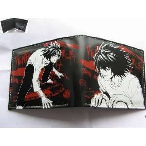 Death Note L Black and Red Graffiti Wallet Toys & Games