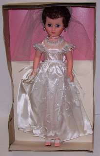 EEGEE 18 Bride Doll 1960s Original Box Vintage  
