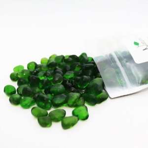  Nature Polished Green Glass Gravel   Large