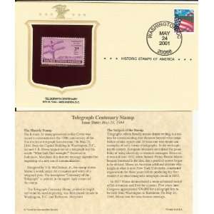  Historic Stamps of America Telegraph Centenary Stamp Issue 
