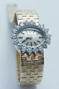   Ladies .40ct Diamond Watch 14K Gold Band 26.7 grams Jewelry  