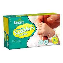 Pampers 31Ct Swaddlers Diaper Mega Pack   Preemie   Pampers   Babies 