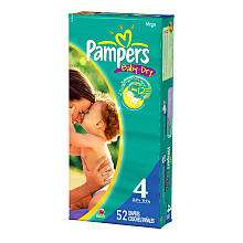 Pampers 52Ct Baby Dry Diaper Mega Pack   Size 4   Pampers   BabiesR 