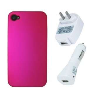TM) Brand   Hot Pink Snap On Hard Skin Case Cover + Car Vehicle + Home 