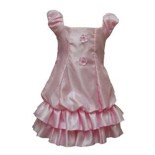 Peachy Kids Spring Girl Shantung Bubble Dress (4) at 