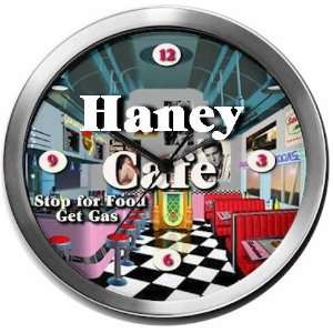 HANEY 14 Inch Cafe Metal Clock Quartz Movement Kitchen 
