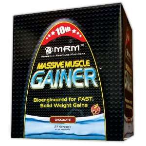  MRM Massive Muscle Gainer, Chocolate, 10 Pound Package 