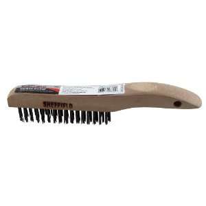  Sheffield Tools 58802 Shoe Handle Wire Brush