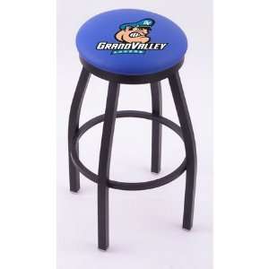 Grand Valley State Single Ring Swivel Bar Stool:  Sports 