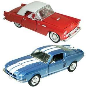  1955 Thunderbird/1967 Shelby Mustang Die Cast Set 