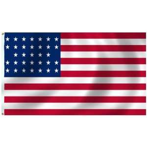  Historical U.S. Flag 3X5 Foot 33 Star Nylon Patio, Lawn 