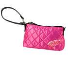Little Earth Detroit Red Wings Pink Quilted Wristlet