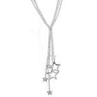 Bling Jewelry Sterling Silver Open Star Cluster Pendant Lariat 