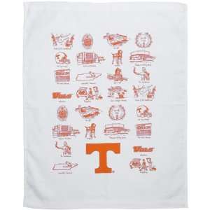   Tennessee Volunteers White Campus Life Tea Towel