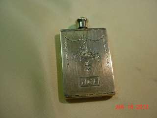   Perfume Flask Monogrammed MGL Watrous Manufacturing Company c1920s