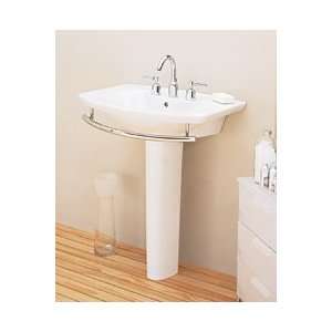   : Porcher L Expression Pedestal Sink 24408WH White: Home Improvement