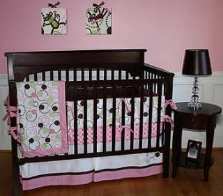 Alli Taylor Circle Time Pink 6 Piece Crib Bedding Set   Alli Taylor 