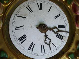 18C. 1700s ANTIQUE OLD CLOCK PARTS PORCELAIN CLOCK FACE  