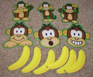 Teacher Resource Monkey Bulletin Board Character Set  