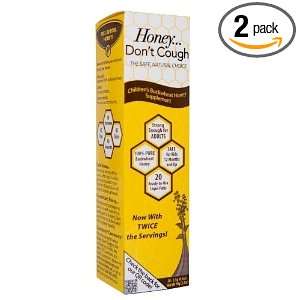 Honey Dont Cough Childrens Buckwheat Honey Supplement, 20 Count (Pack 