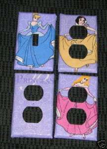 DISNEY PRINCESS Switchplate Single Switch plate Outlets  