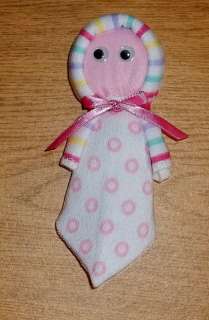 WASHCLOTH BABY DOLL~ BABY SHOWER FAVOR OR GIFT  