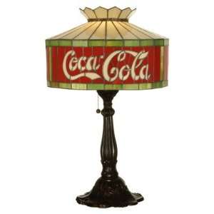  Meyda Tiffany 74067 Coca Cola   Table Lamp, Stained: Home 