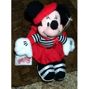   French Diva Minnie Mouse 9 Plush Bean Bag Doll MINT: Toys & Games