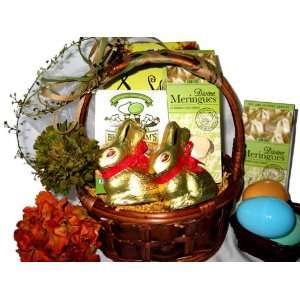 This Pair of Two Sweet Bunnies Will Say It All Gourmet Gift Basket