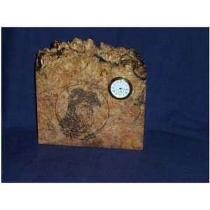 Maple Burl Clock   Osprey