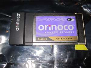 Orinoco Gold Wireless PCMCIA laptop card for Mac or PC  