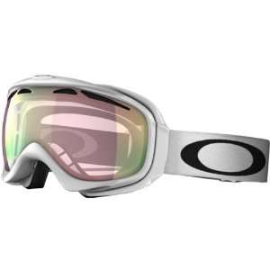  Polished White Adult Snocross Snowmobile Goggles Eyewear w/ Free 