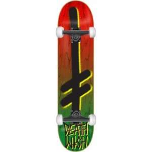  Deathwish Gang Logo Skateboard 8.125 Rasta w/Essential 