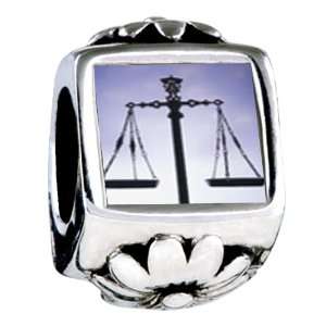  Soufeel Scales of Law and Justice European Beads: Jewelry