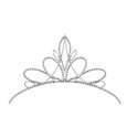 Official MISS AMERICA Organization Pageant STATE Crown Tiara MAO very 