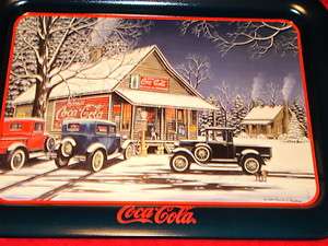 COCA COLA 1995 THE GATHERING PLACE METAL TRAY  