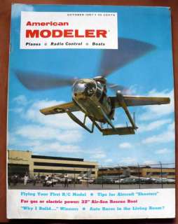   MODELER AVIATION MAGAZINE OCTOBER 1957 R/C MODEL PLANES & BOATS  