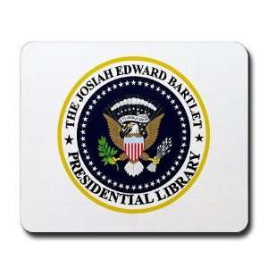  Bartlet Presidential Library Political Mousepad by 