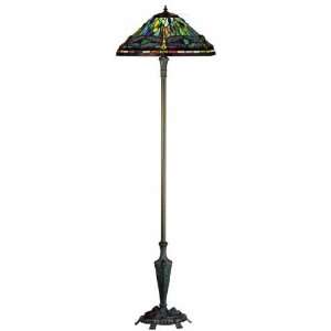  Mosaic Dragonfly Tiffany Stained Glass Floor Lamp 64 