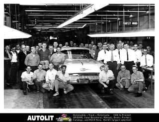 1957 Oldsmobile Last Car On Factory Assembly Line Photo  