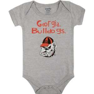  Georgia Bulldogs Infant Grey Little One Creeper Sports 